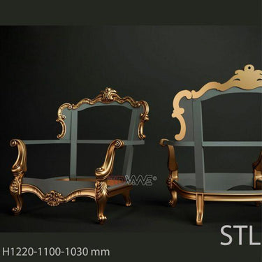 SOFA 3D STL 3DWave